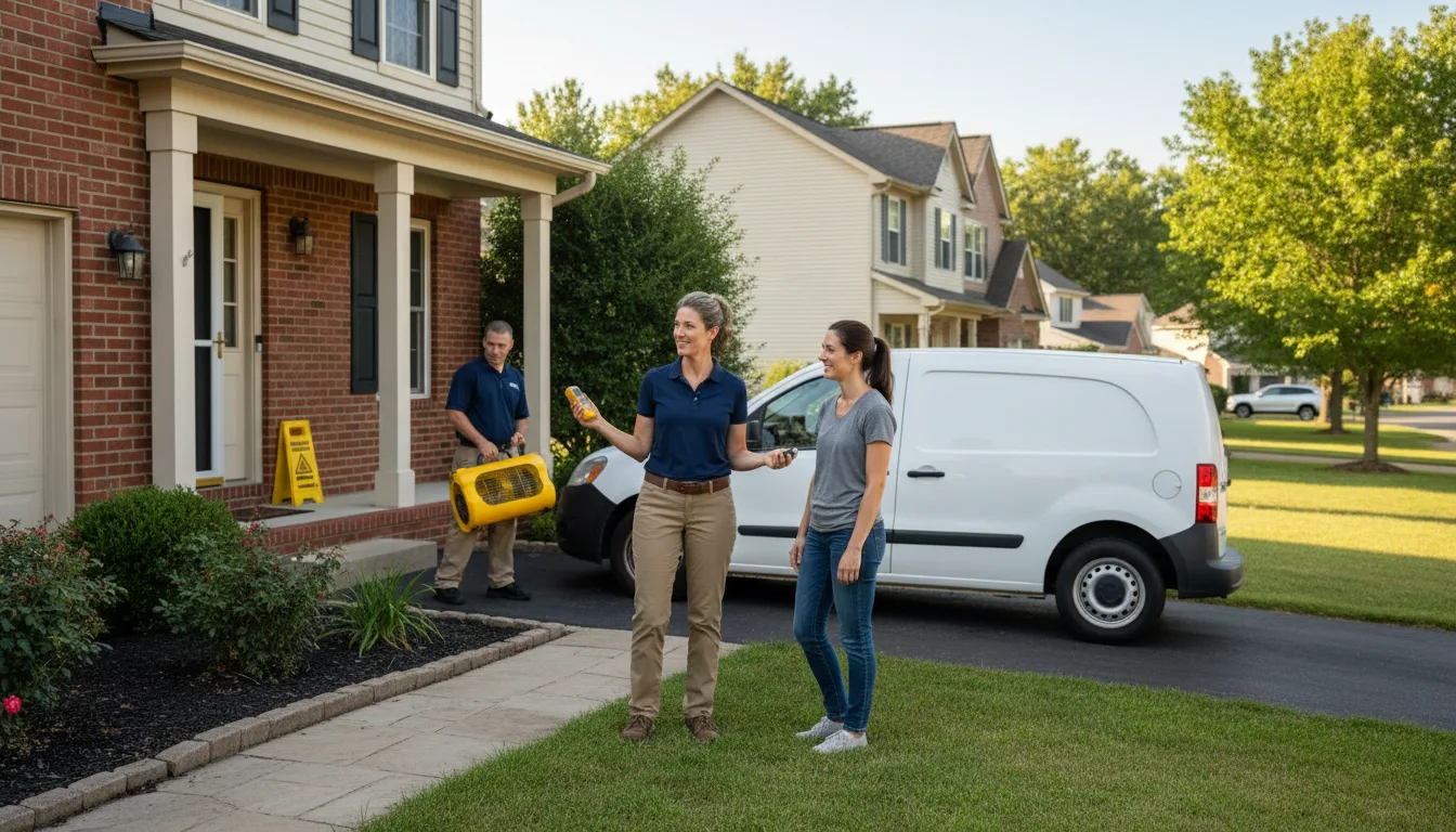 Residential water damage restoration in Paxton, NE